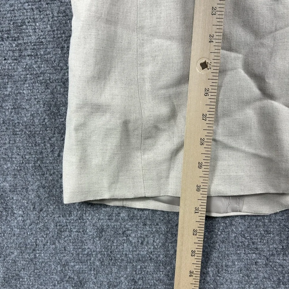 Banana Republic Blazer Mens 42R Beige Linen Cotton 3 Button‎ Sport Coat Summer